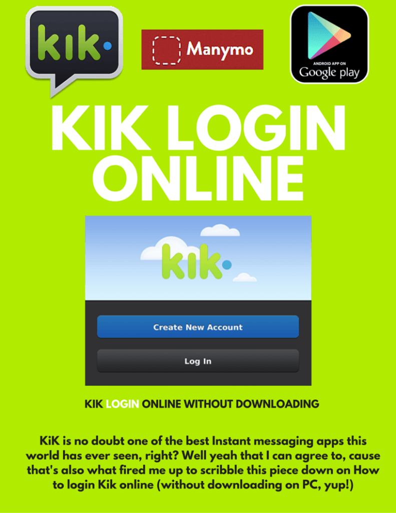 kik for pc login